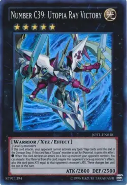 Yugioh! HP Number C39: Utopia Ray Victory - JOTL-EN048 - Super Rare - Unlimited - Image 1