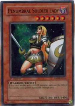 Yugioh! HP Penumbral Soldier Lady - SOD-EN033 - Super Rare - Unlimited Edition H - Image 1