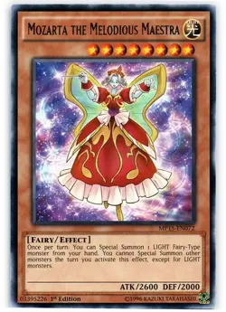 Yugioh! HP Mozarta the Melodious Maestra - MP15-EN072 - Rare - 1st Edition Heavi - Image 1