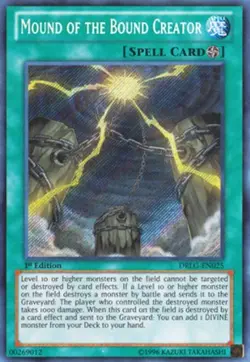 Yugioh! HP Mound of the Bound Creator - DRLG-EN025 - Secret Rare - 1st Edition H - Image 1