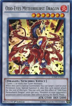 Yugioh! HP Odd-Eyes Meteorburst Dragon - SDMP-EN041 - Ultra Rare - 1st Edition H - Image 1