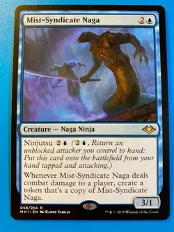 MTG 1x Mist-Syndicate Naga Modern Horizons Magic the Gathering Card x1 NM - Image 1