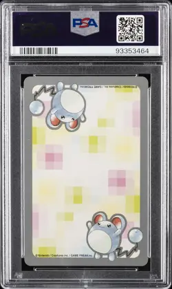 2000 POKEMON SILVER VERSION PART 2 PLAYING CARDS ACE OF DIAMONDS MAGBY PSA 9 - Image 2