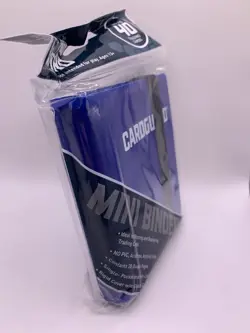 Cardguard Mini Binder w/ Strap - Blue (Holds 40 Cards Small) New Factory Sealed - Image 2