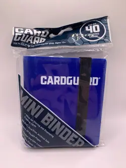 Cardguard Mini Binder w/ Strap - Blue (Holds 40 Cards Small) New Factory Sealed - Image 5