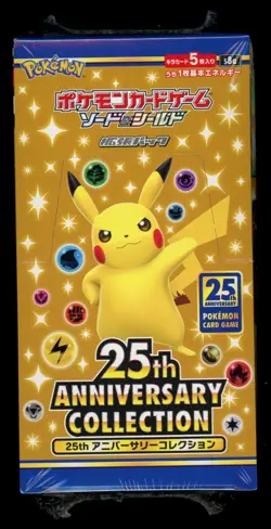 Pokemon Card TCG Expansion Pack 25th Anniversary Booster Box s8a (JP) - Image 1
