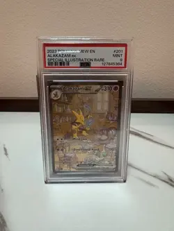 2023 Pokemon Alakazam ex Special Illustration Rare Card #201 PSA 9 Mint - Image 1