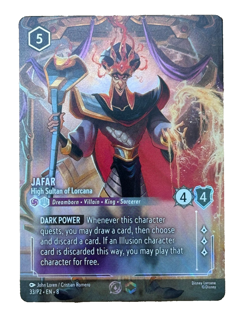 Jafar High Sultan Of Lorcana 33/P2 . EN. 8 Disney Lorcana Enchanted NM Cards - Image 1