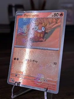 Pokemon Card Darumaka 013/086 Master Ball Rare Common Scarlet Violet Black Bolt - Image 2