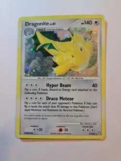 Dragonite LV 61 Holo Rare 2/146 Legends Awakened Pokemon Card NM 2008 Vintage - Image 1