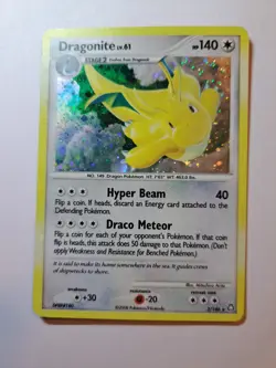 Dragonite LV 61 Holo Rare 2/146 Legends Awakened Pokemon Card NM 2008 Vintage - Image 3