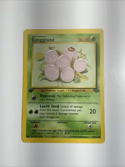 Exeggcute 52/64 Jungle Regular 1sr Edition Pokemon Vintage Rare Card - Image 1
