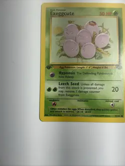 Exeggcute 52/64 Jungle Regular 1sr Edition Pokemon Vintage Rare Card - Image 3