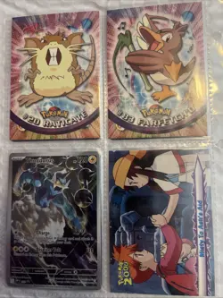 Pokemon TCG Card Binder Collection Sheets mixed lot Includes Zebstrika &Emolga - Image 2