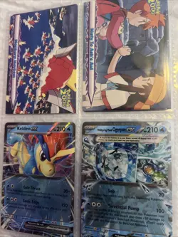 Pokemon TCG Card Binder Collection Sheets mixed lot Includes Zebstrika &Emolga - Image 4
