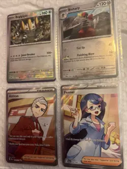 Pokemon TCG Card Binder Collection Sheets mixed lot Includes Zebstrika &Emolga - Image 5