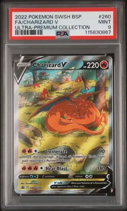 PSA 9 - 2022 Pokemon CHARIZARD V, VMAX, VSTAR ~ Sequential Serial 3 Card Lot ~ - Image 1