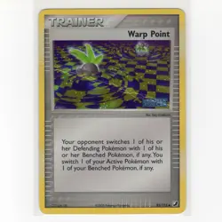 Pokemon TCG Warp Point 93/115 EX Unseen Forces Reverse Holo Card EN-HP 2005 - Image 1