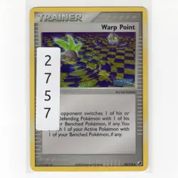 Pokemon TCG Warp Point 93/115 EX Unseen Forces Reverse Holo Card EN-HP 2005 - Image 3