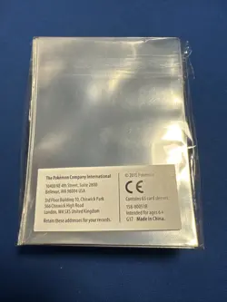 Pokemon TCG XY BREAKthrough ETB Mega Mewtwo Card Sleeves (65x) NEW Sealed - Image 2