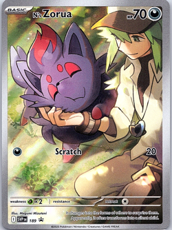 N's Zorua 189 Sv: Scarlet & Violet Promo Cards Holo - Image 1