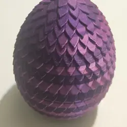 Dragon Egg 3d Printed Deck Box ( Holds 100 Sleeved Cards Of Any Tcg Deck - Image 1
