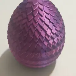 Dragon Egg 3d Printed Deck Box ( Holds 100 Sleeved Cards Of Any Tcg Deck - Image 2