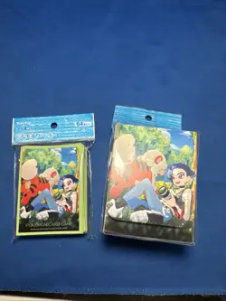 Pokemon Center Japan TCG Perrin Growlithe Card Sleeves Deck Box Accessory New - Image 1