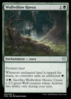 Wolfwillow Haven 205/254 Theros Beyond Death MTG Magic the Gathering card - Image 1