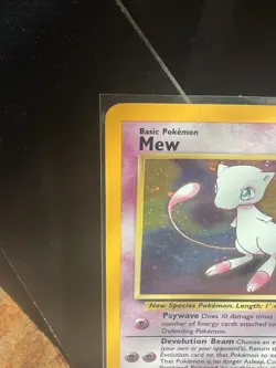 Mew 9 Black Star Promo 2000 Holo Rare Pokemon TCG Card - Image 2