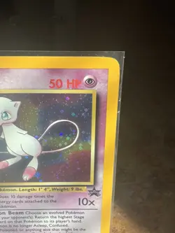 Mew 9 Black Star Promo 2000 Holo Rare Pokemon TCG Card - Image 3