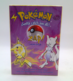 1999 Factory Sealed POK'EMON ZAP! Theme Deck - Trading Card Game - Image 1
