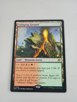 MTG Stomping Ground #0258 Shock Land Edge of Eternities (EOE) Magic NM - Image 1