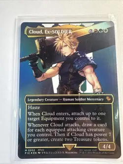 Cloud, Ex-SOLDIER (Borderless) Commander: Final Fantasy Foil - Image 1