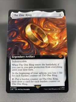 MTG LOTR The One Ring M 0380 Mythic Non Foil - Image 1