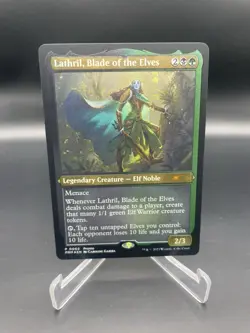 Lathril, Blade of the Elves (Foil Etched) - Media Promos - NM - #2 Plus Bundle - Image 1