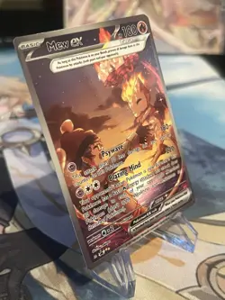 Pokemon Mew Ex Anima Doujin ACG DIY Craft Full Art Custom Card New - Image 2