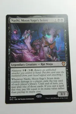 MTG Nashi Moon Sage's Scion x1- -Outlaws Thunder Junction Cmdr-Near Mint - Image 1