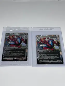Prerelease FOIL SPECTACULAR SPIDER-MAN 0014 mtg SEALED Rare PROMO + FULL ART - Image 1