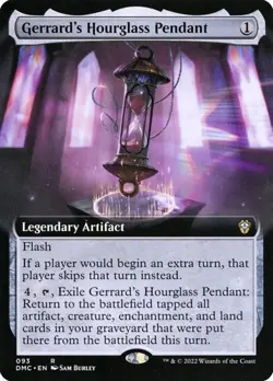Gerrard's Hourglass Pendant - Extended Art DMC NM MTG - Image 1