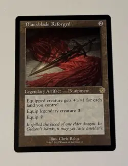 MTG Blackblade Reforged - Brother's War Retro Frame Artifacts LP - Image 1