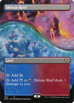 Shivan Reef - Extended Art DMU NM MTG - Image 1