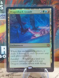 Dragonback Assault [New, Near Mint] *Foil* {Tarkir: Dragonstorm} - Image 1