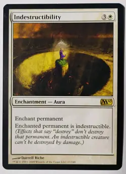 Indestructibility MTG, Magic 2010 (M19), Rare, LP - Image 1