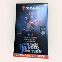 MTG Magic - Outlaws of Thunder Junction - Quick Draw Commander Deck - Sealed - Image 1