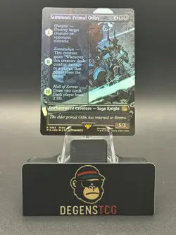 Summon: Primal Odin 0365 (Borderless) Final Fantasy Foil MTG english - Image 1