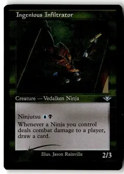 MTG - Ingenious Infiltrator (Retro Frame) (Foil Etched) 28 foil Near Mint Modern - Image 1