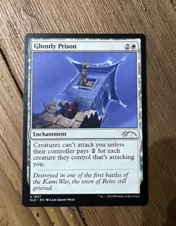 Ghostly Prison MTG Secret Lair Drop ‘20 Ways To Win’ Regular NM 1837 - Image 1