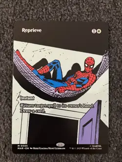 Magic The Gathering MTG - Reprieve (Borderless) - Marvel Universe Eternal-Legal - Image 1