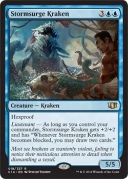 MTG Stormsurge Kraken, Moderate Play, English Commander 2014 - Image 1